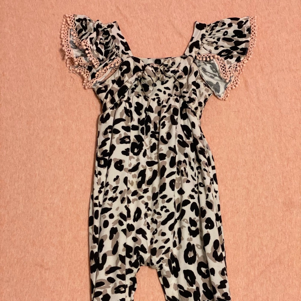 Jessica Simpson leopard jumpsuit